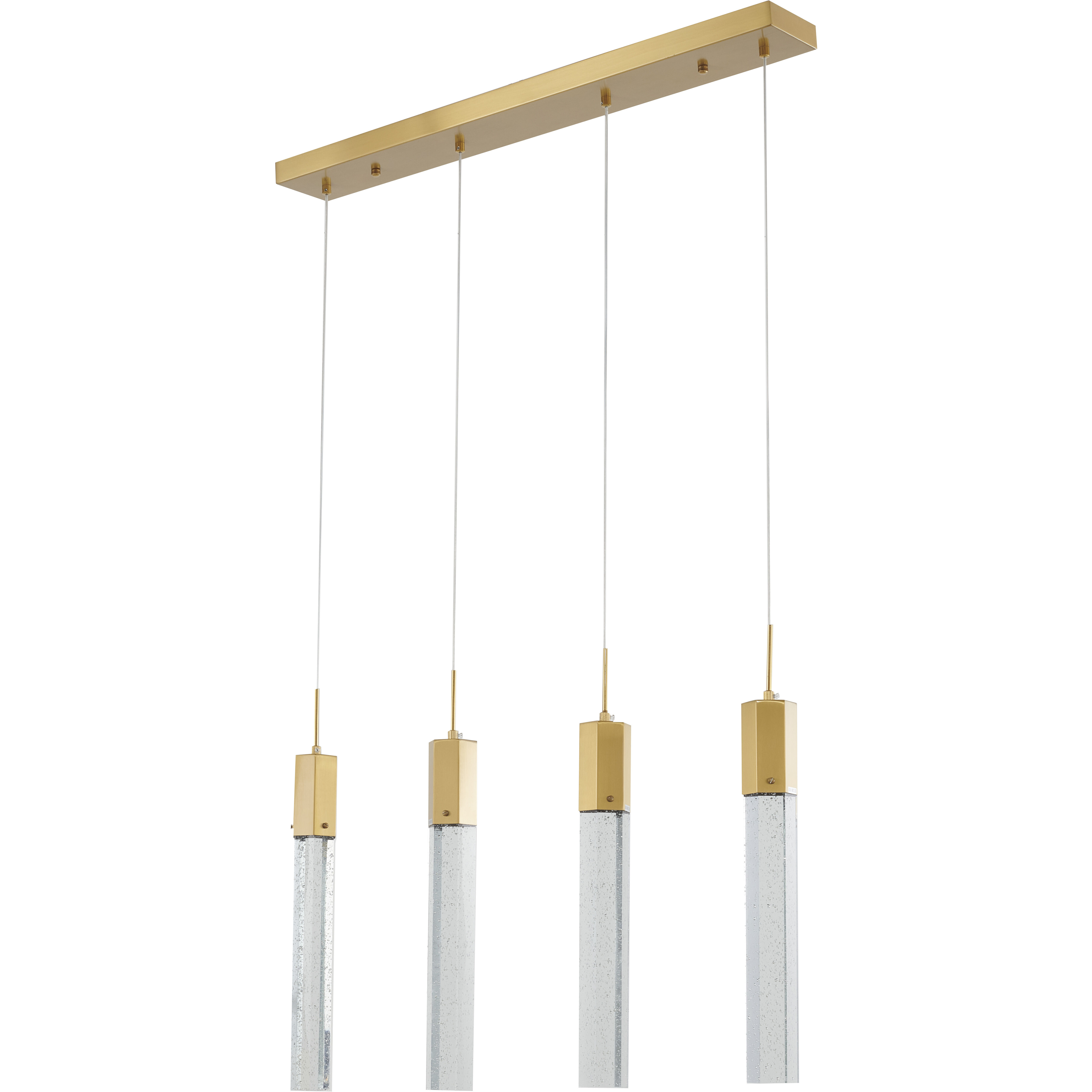 Canada 4 Light 36 inch Gold Island Lighting Ceiling Light